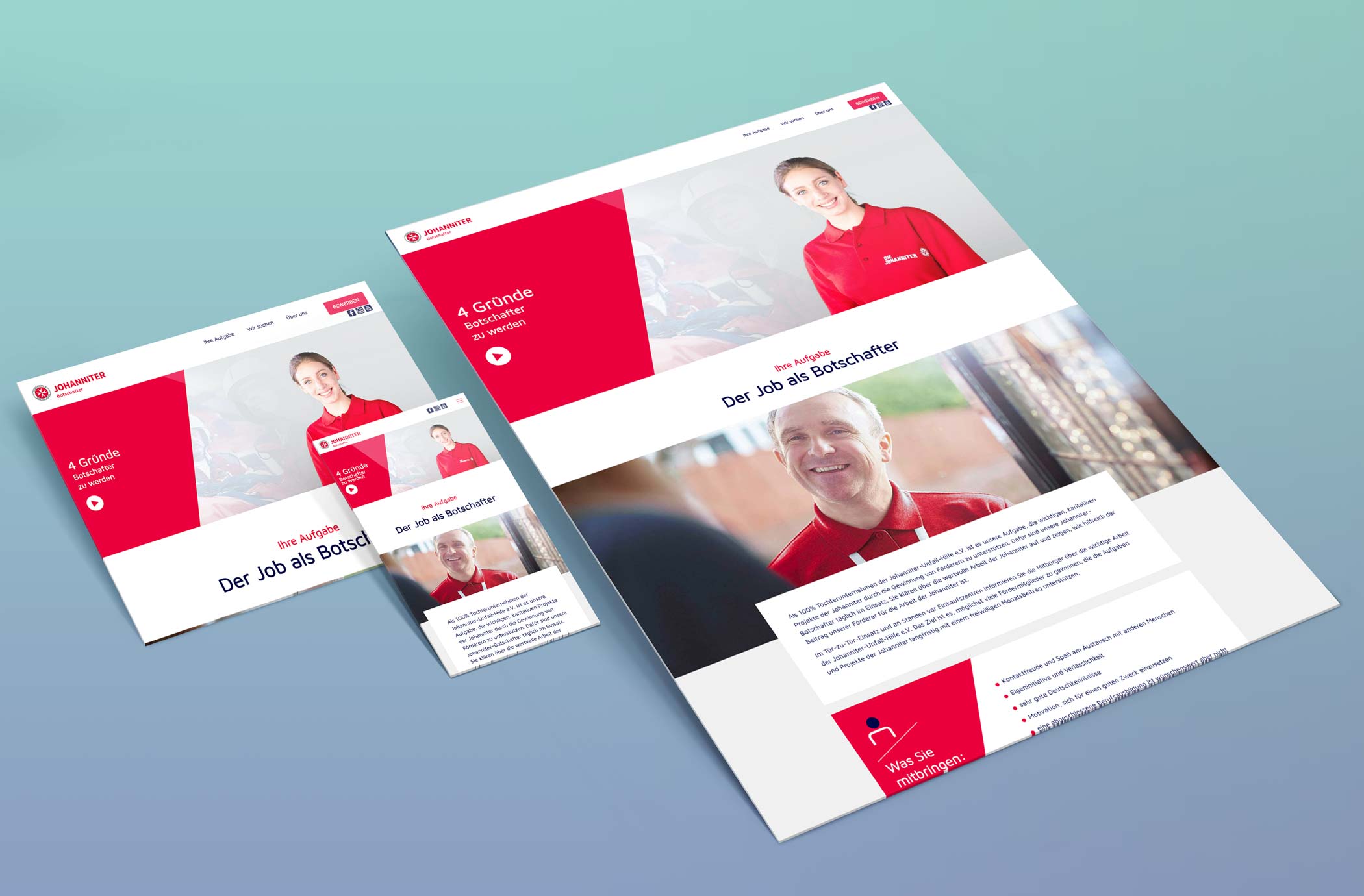 Relaunch des Johanniter Botschafter OnePagers