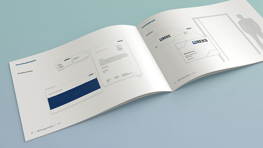 Konzeption und Gestaltung des Corporate Design der REKS GmbH & Co. KG