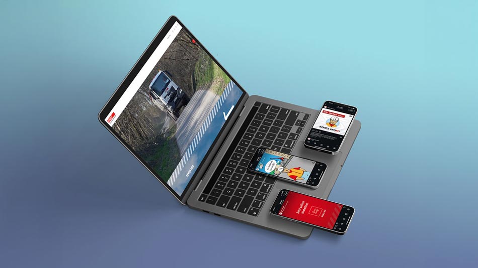 Werbekampagne für eine App