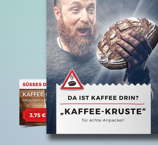 Kommunikationsdesign für eine Bäckerei